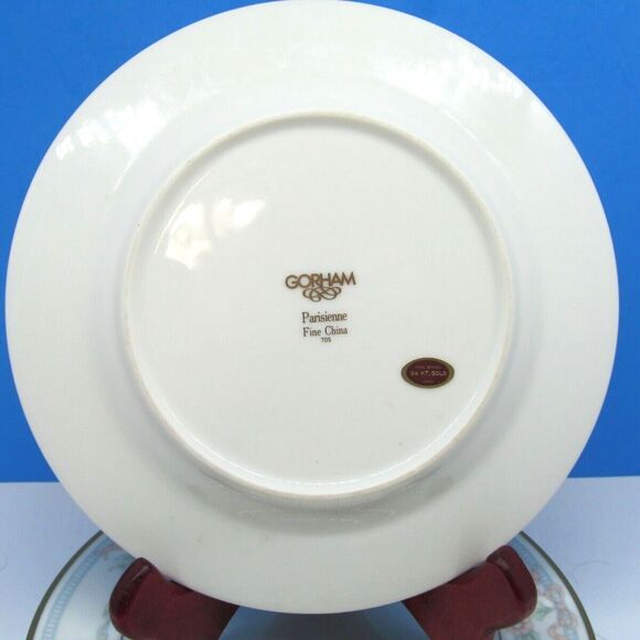 Gorham Parisienne 8" Salad Plates Bundle of 4 Excellent Discontinued - Picture 10 of 12